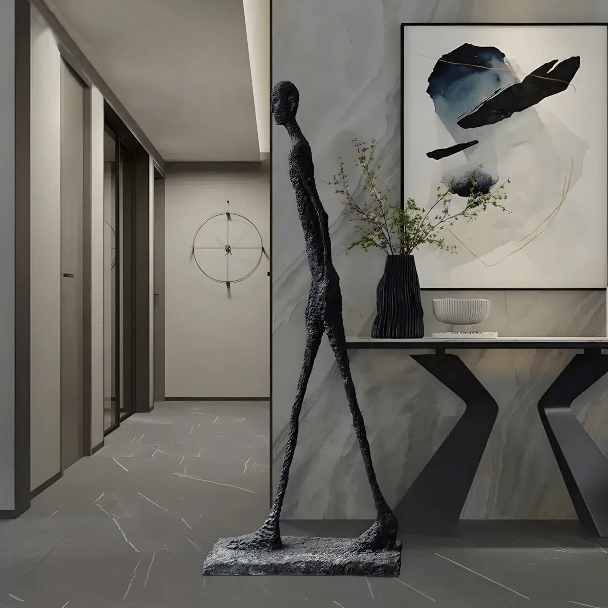 Glass Vexumo Art Sculpture Floor Ornaments, Floor Lamp, detail 2