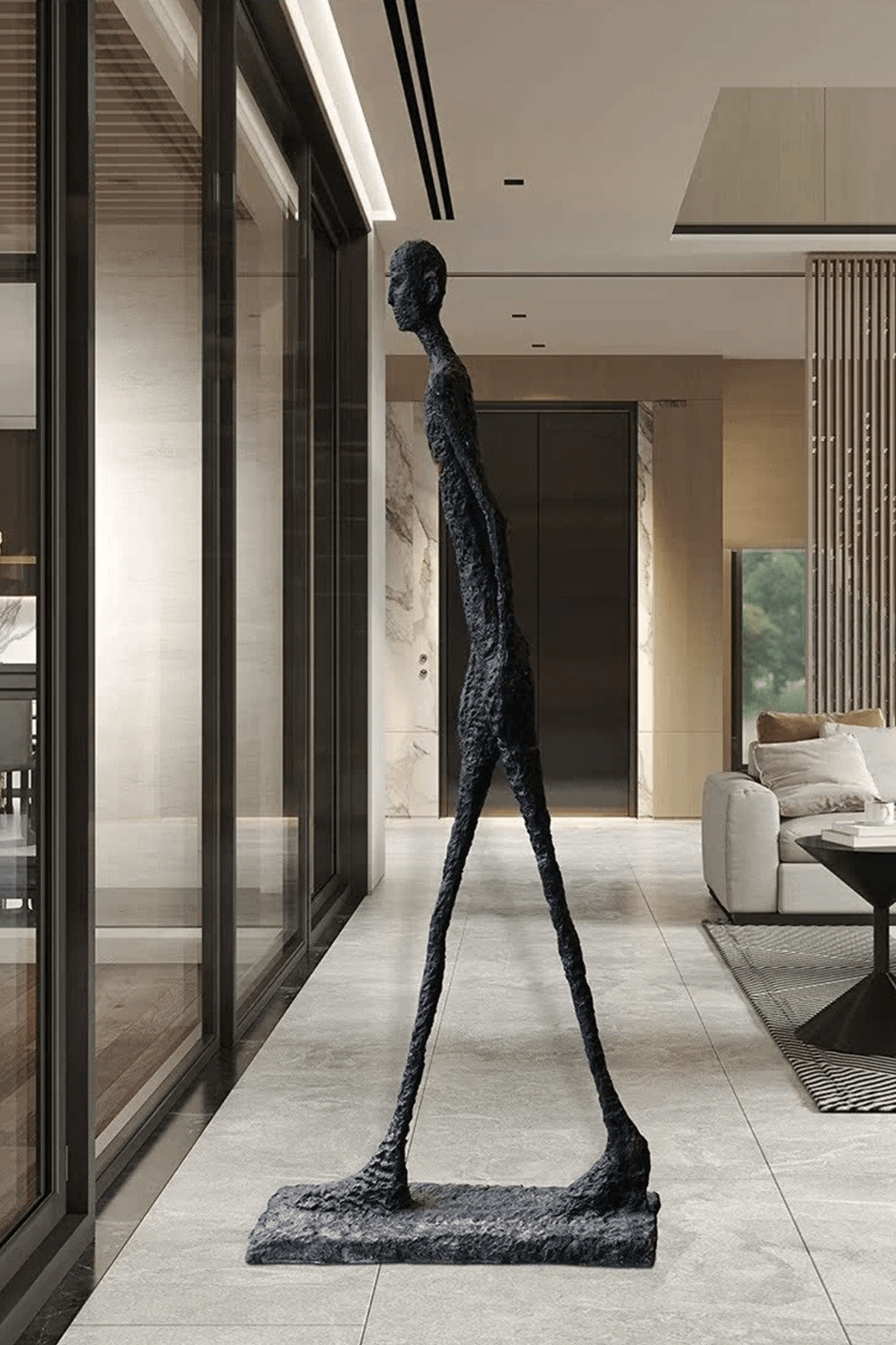 Glass Vexumo Art Sculpture Floor Ornaments, Floor Lamp, detail 6
