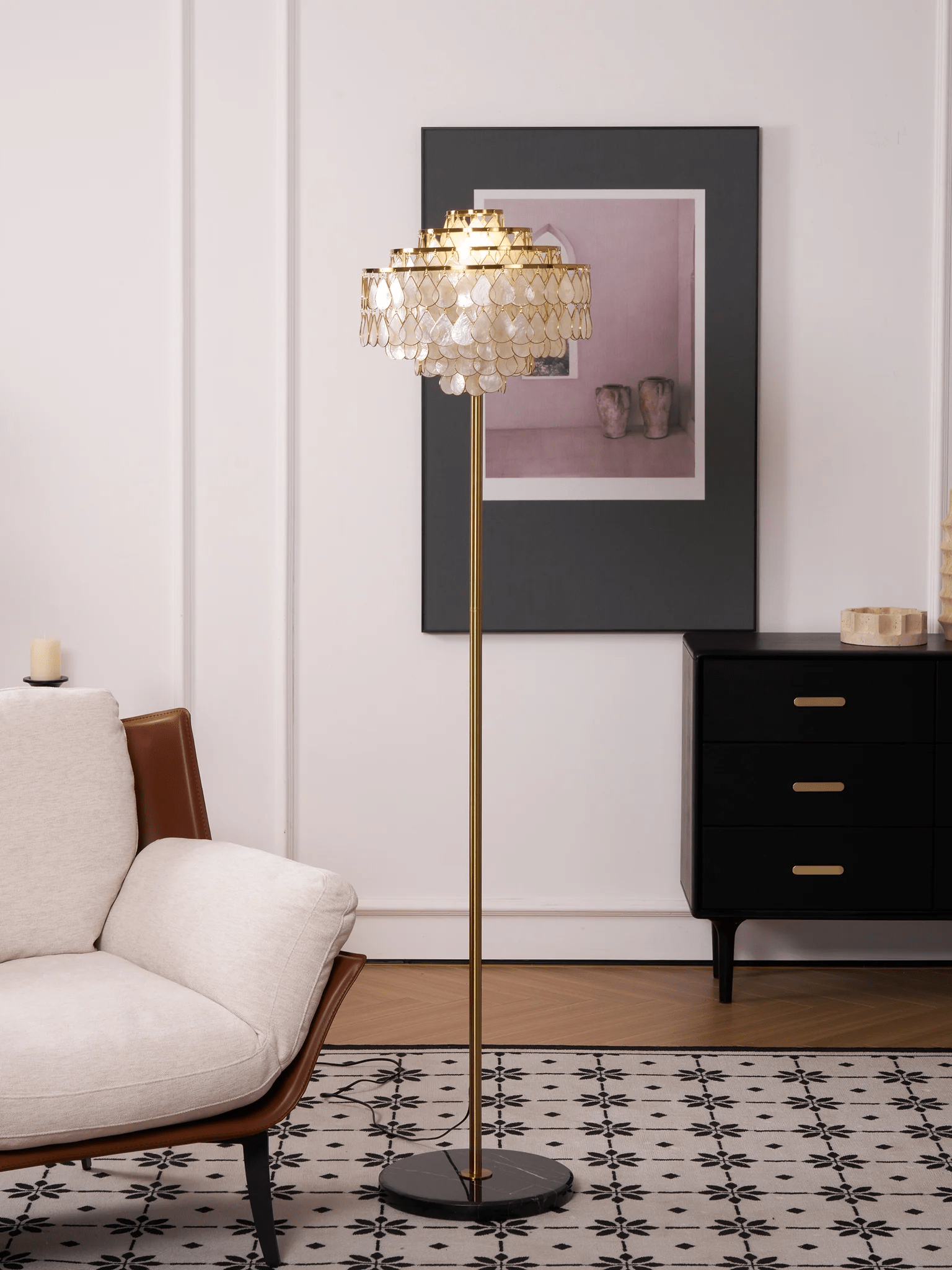 Shells Floor Light, Floor Lamp, detail 16