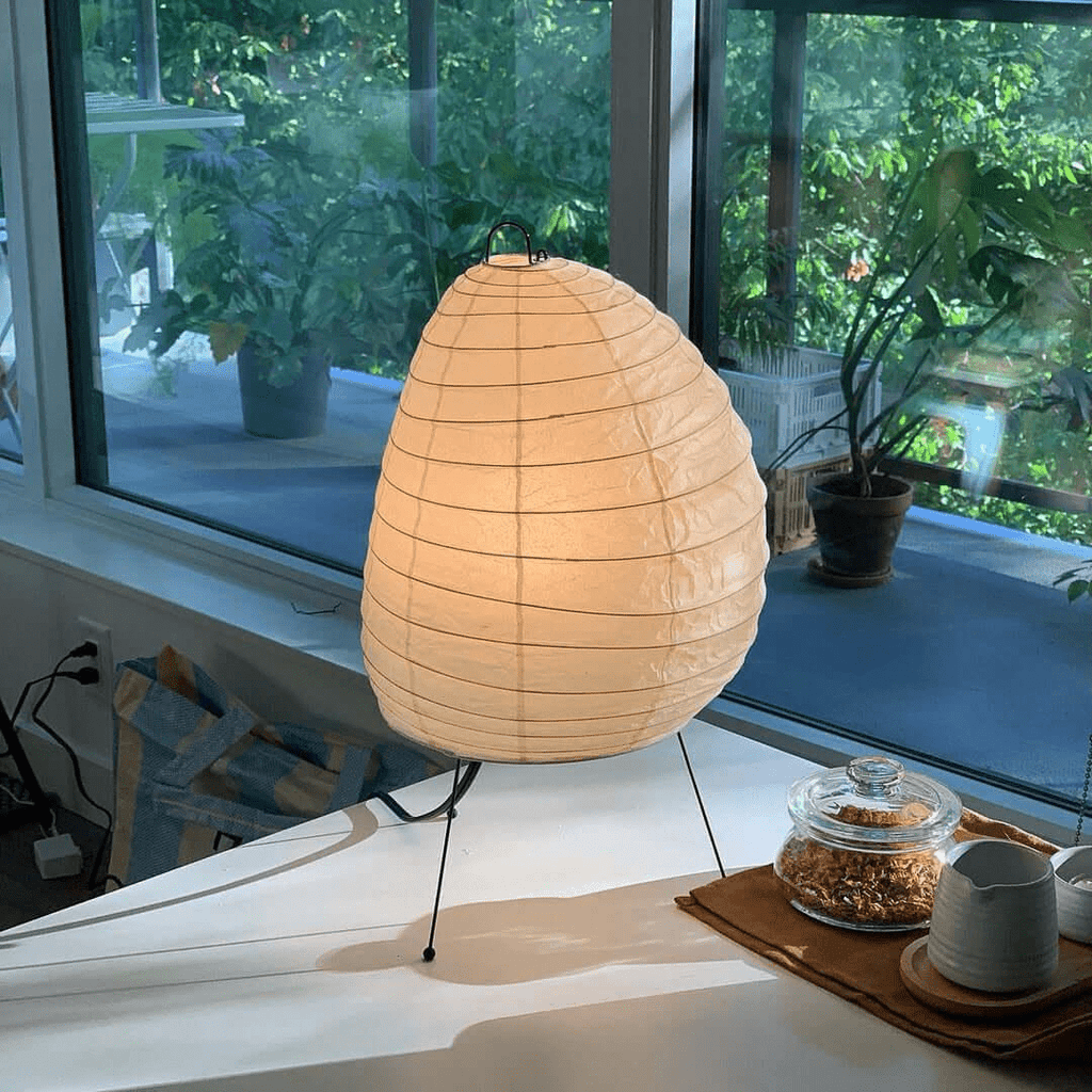 Komi Paper Table Light, Bedside Table Lamp, detail 2