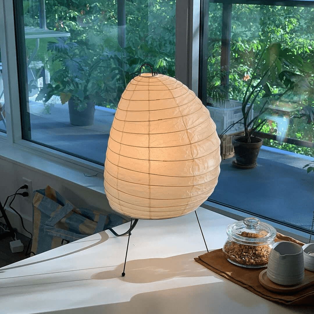 Komi Paper Table Light, Bedside Table Lamp, detail 2