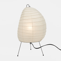 Komi Paper Table Light, Bedside Table Lamp, Rice paper, Dia 26cm x H 39cm