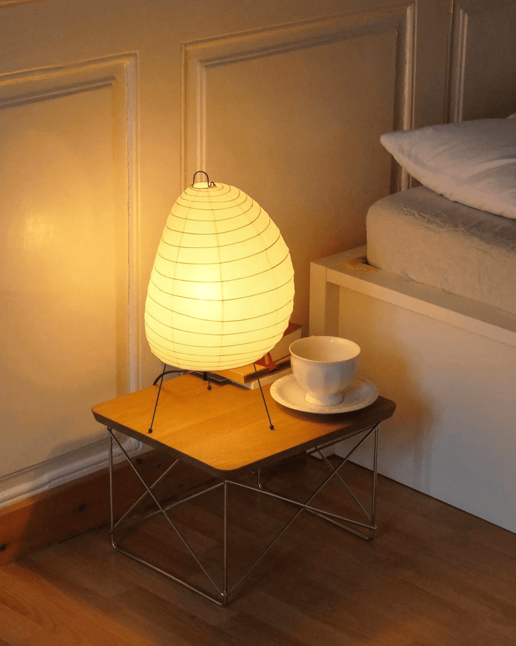 Komi Paper Table Light, Bedside Table Lamp, detail 6