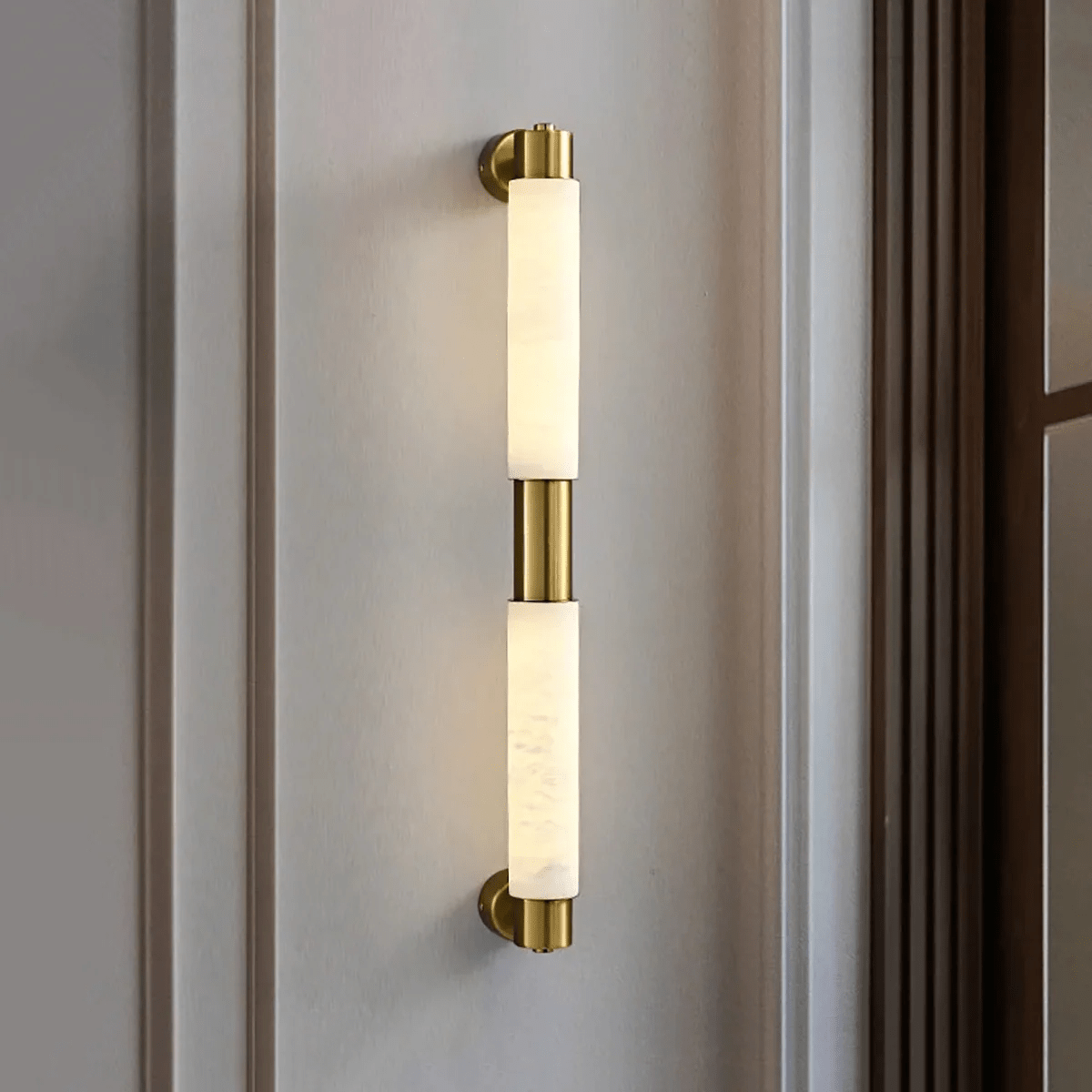 Alatar Alabaster Wall Light, Hardwired Wall Sconce, detail 2