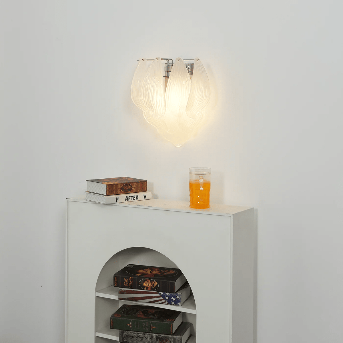 Tuliva Murano Wall Light, Hardwired Wall Sconce, detail 4