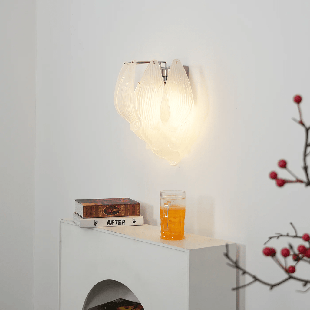 Tuliva Murano Wall Light, Hardwired Wall Sconce, detail 5
