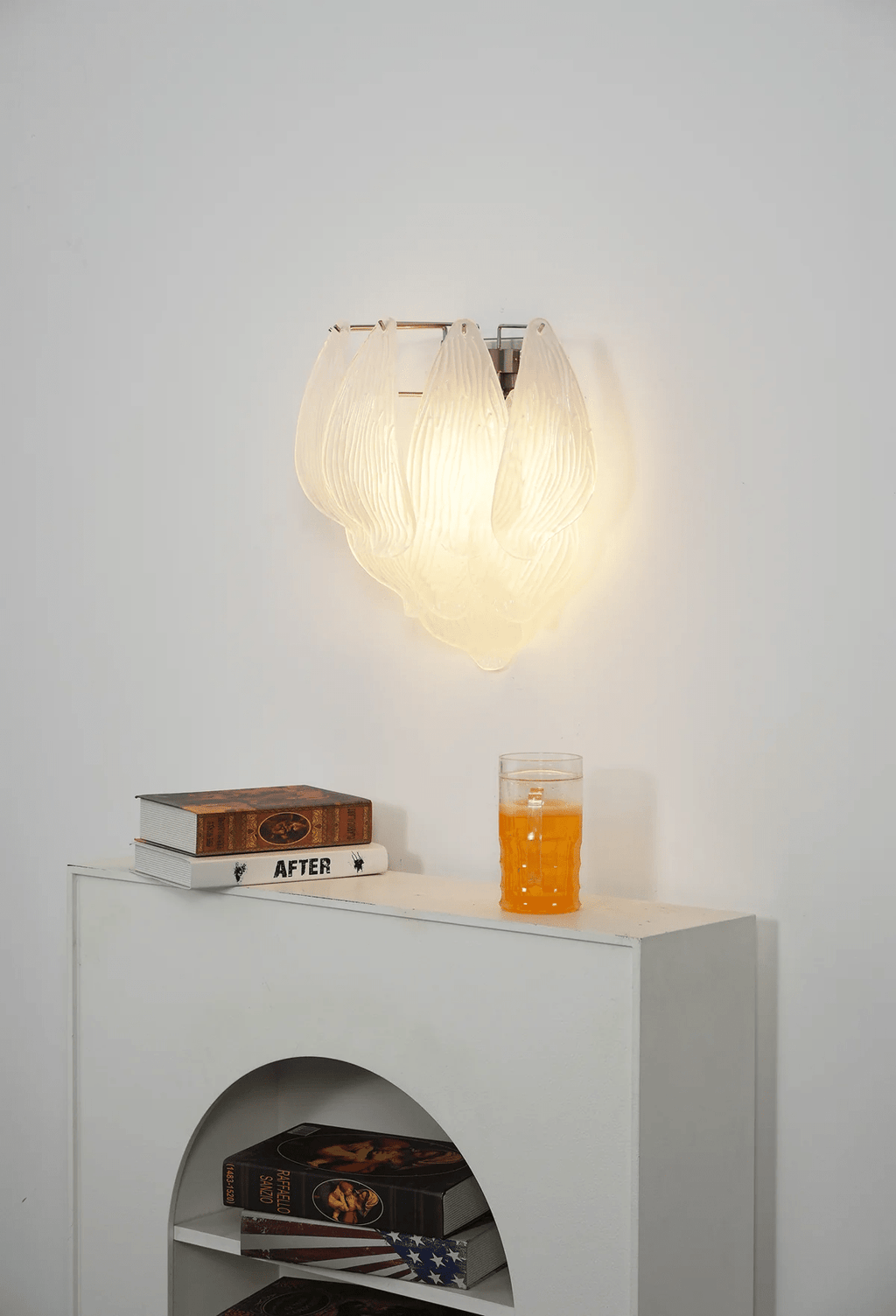 Tuliva Murano Wall Light, Hardwired Wall Sconce, detail 9