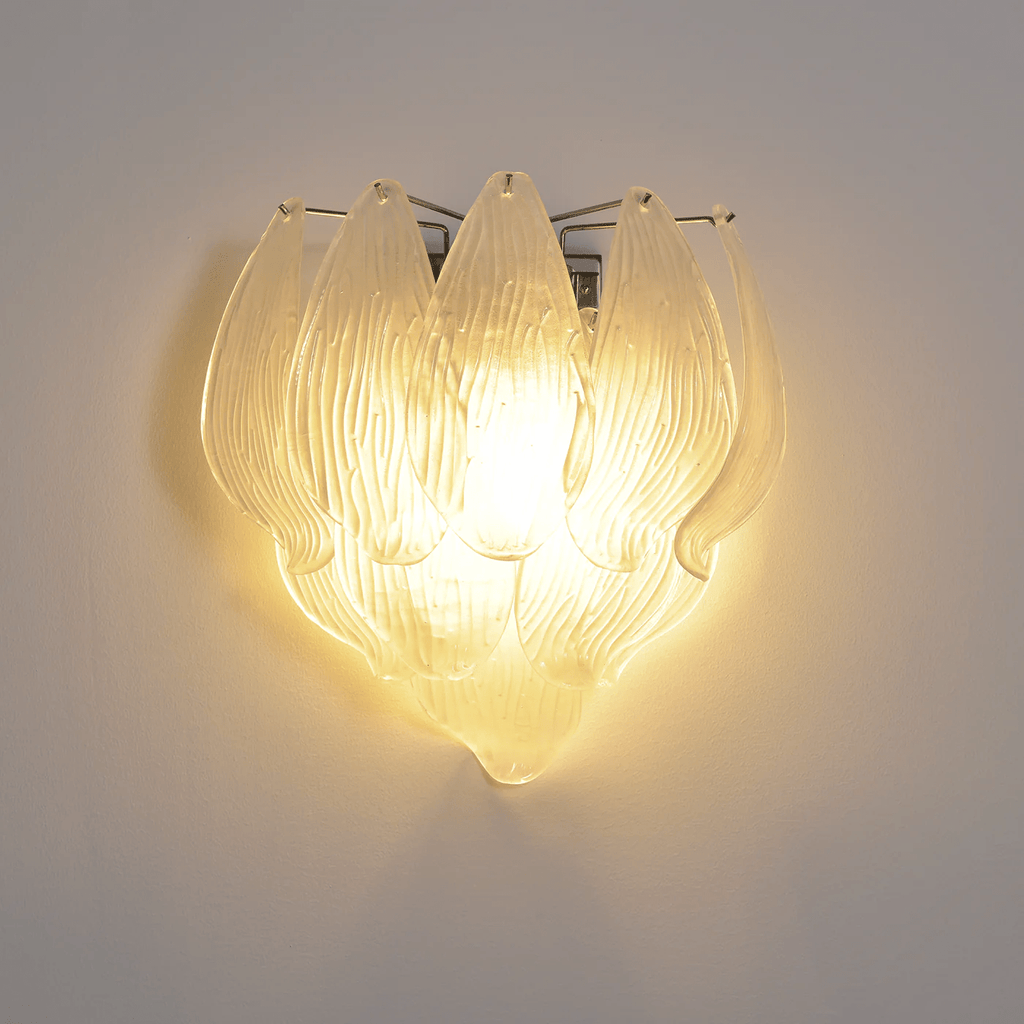 Tuliva Murano Wall Light, Hardwired Wall Sconce, detail 12