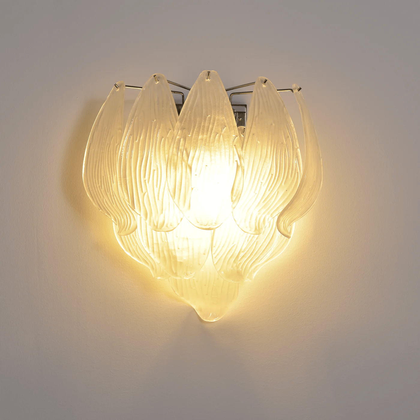 Tuliva Murano Wall Light, Hardwired Wall Sconce, detail 12