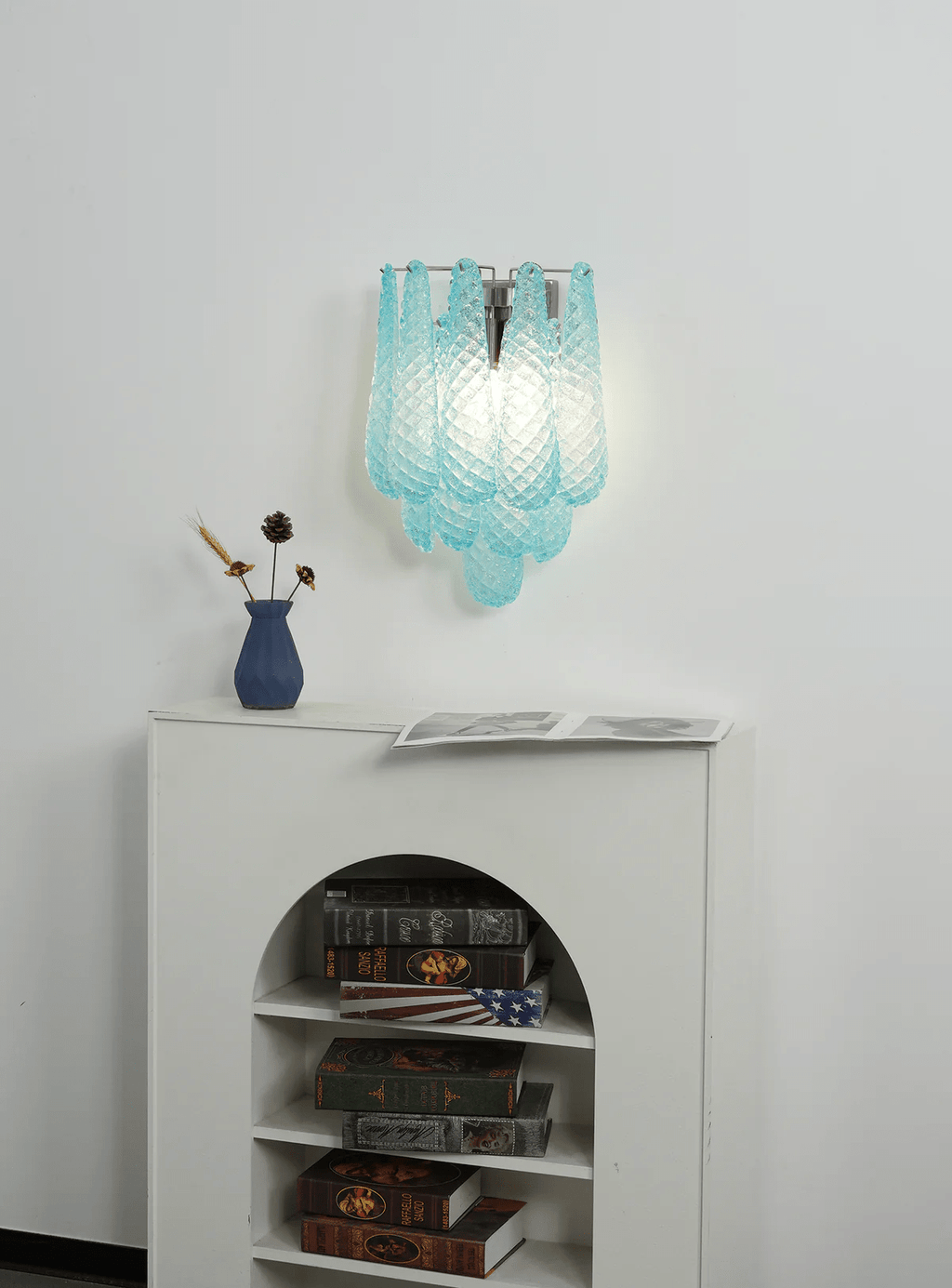 Lagoon Bloom Wall Light, Hardwired Wall Sconce, detail 53