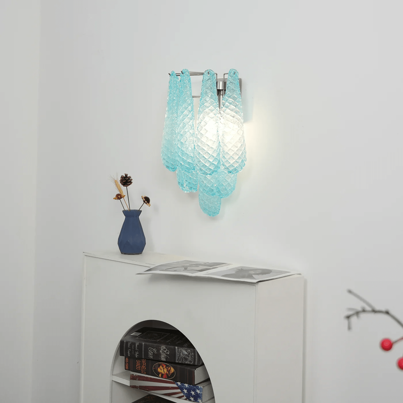 Lagoon Bloom Wall Light, Hardwired Wall Sconce, detail 55