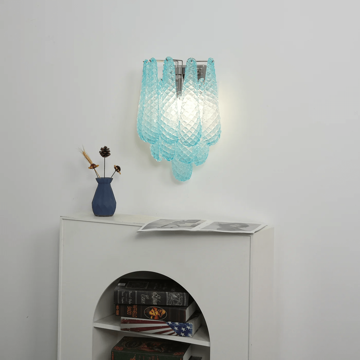 Lagoon Bloom Wall Light, Hardwired Wall Sconce, detail 56