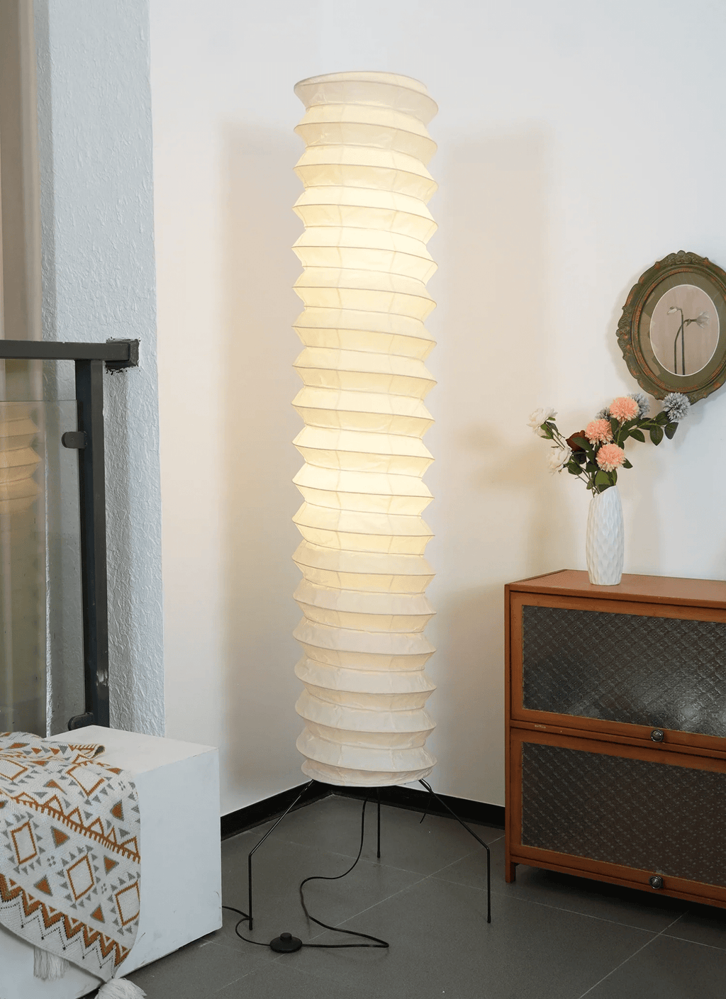 Washi Paper UF4-31N Floor Light, Floor Lamp, detail 4