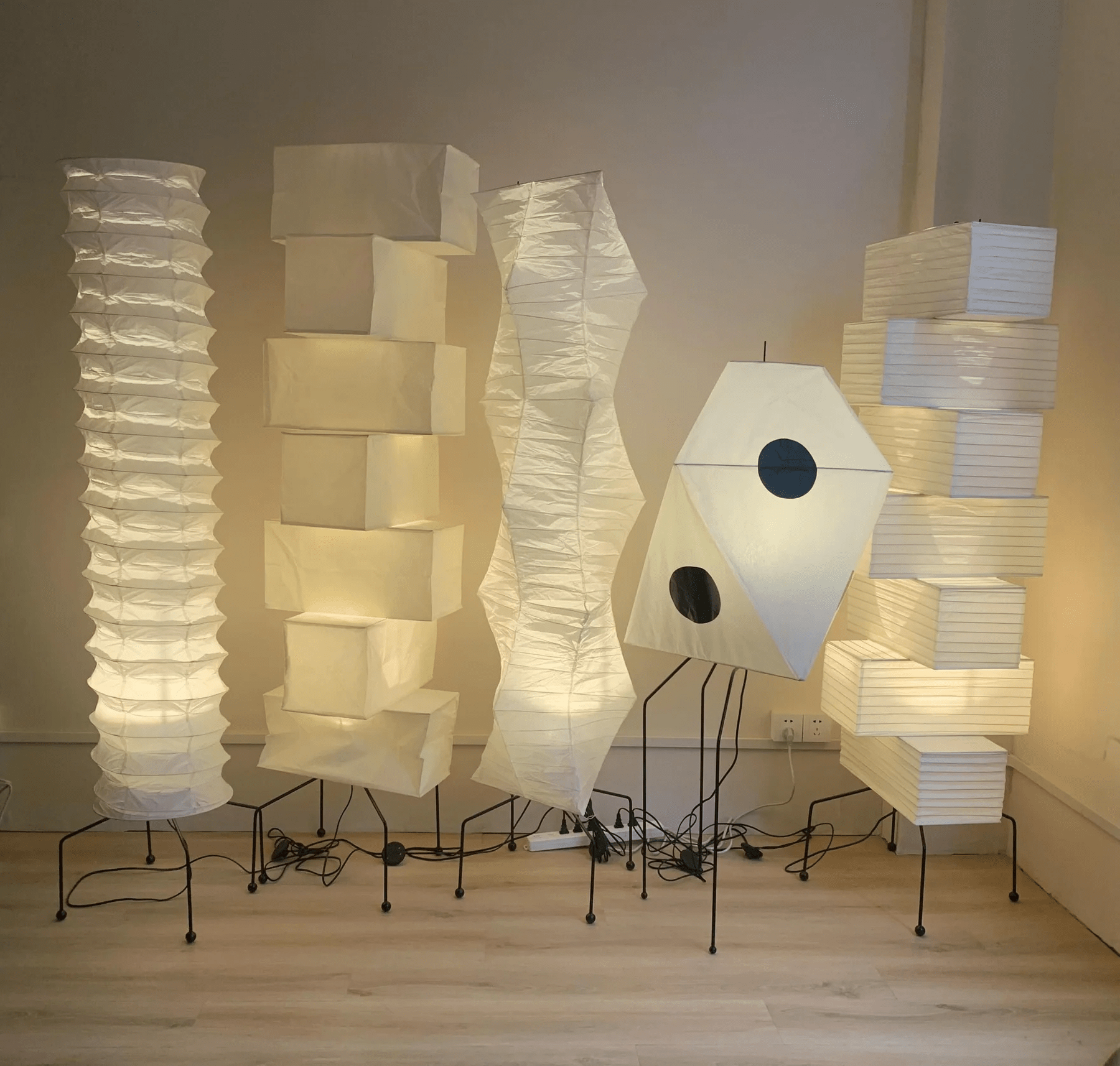 Washi Paper UF4-31N Floor Light, Floor Lamp, detail 5