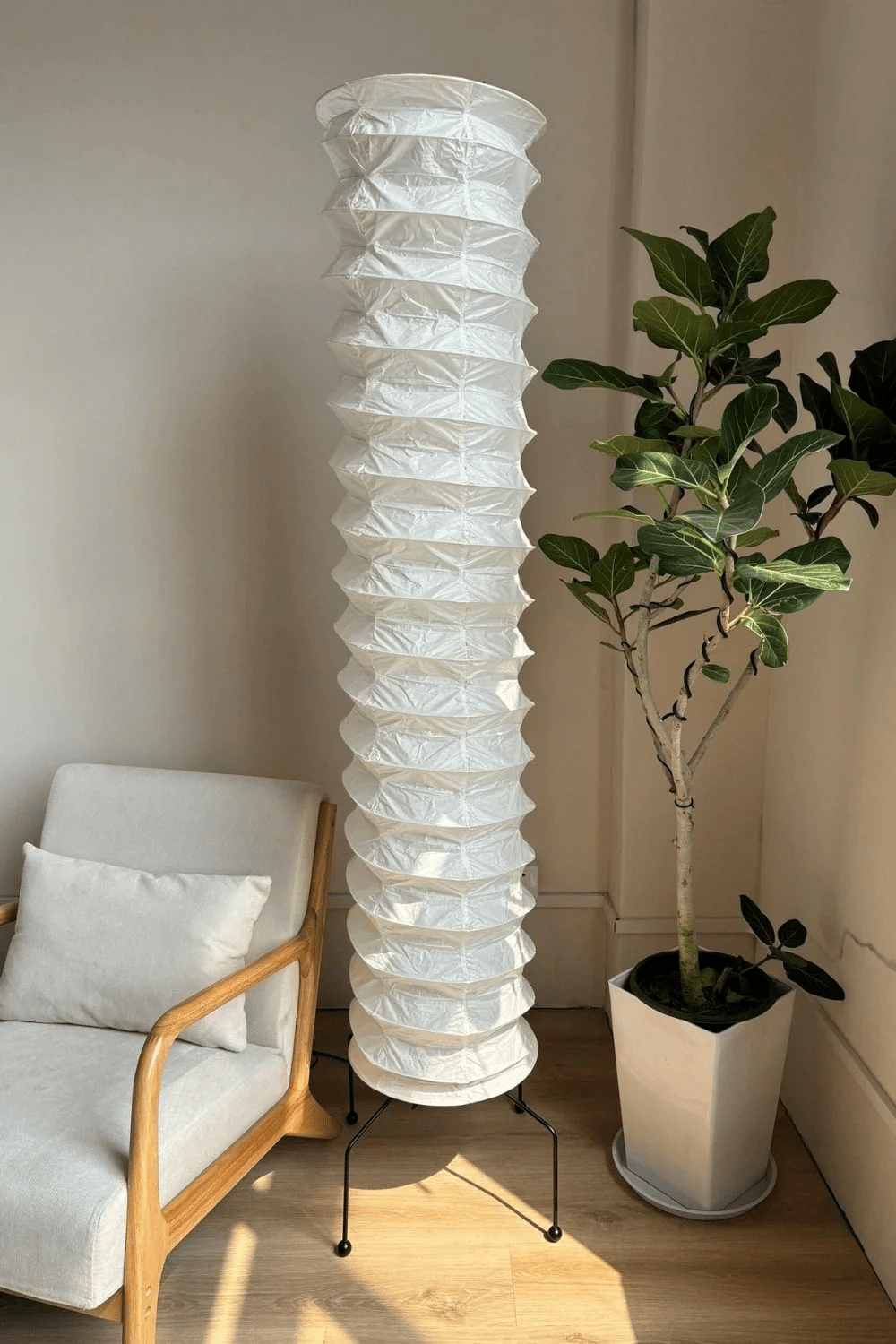 Washi Paper UF4-31N Floor Light, Floor Lamp, detail 6