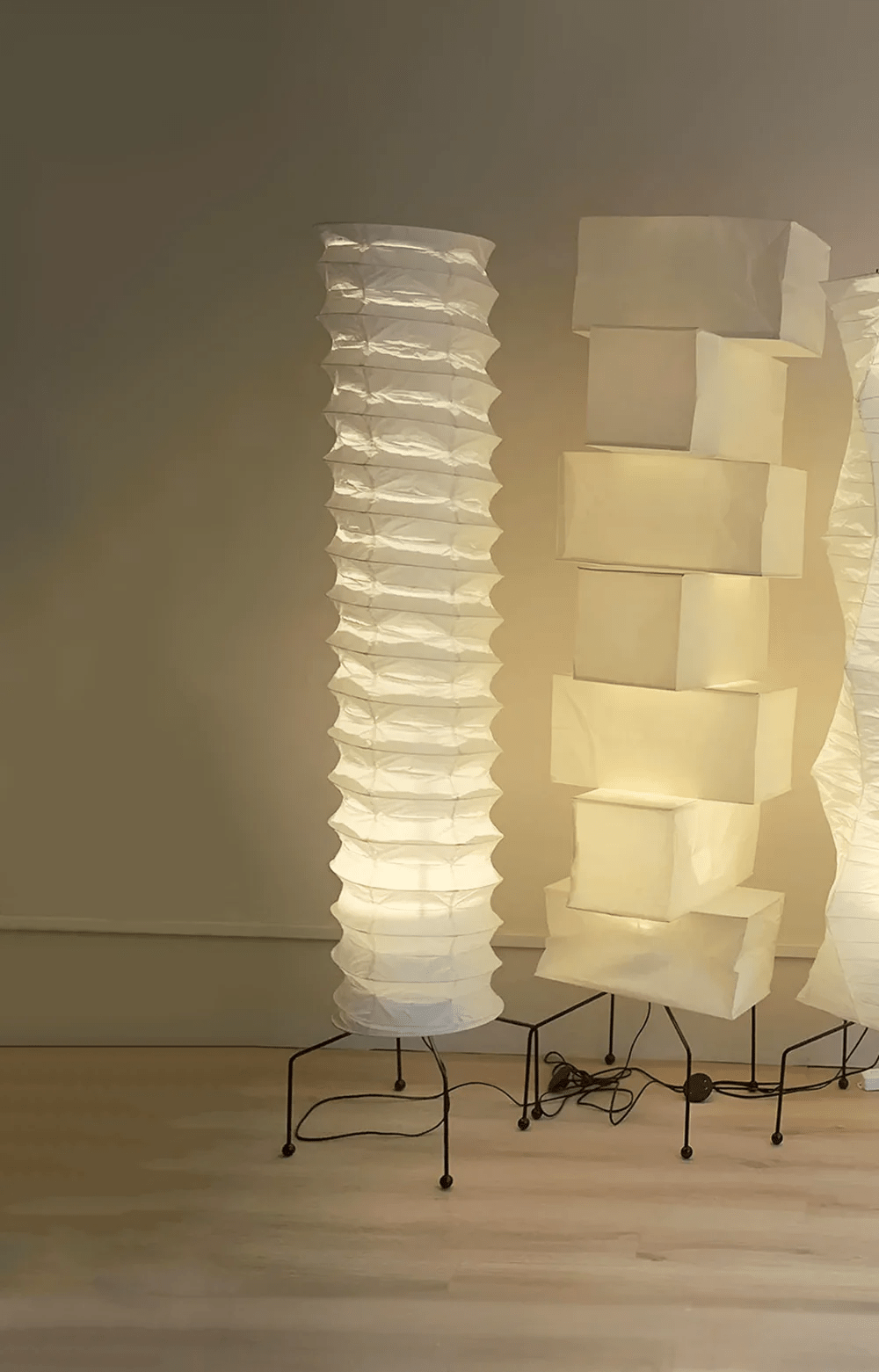 Washi Paper UF4-31N Floor Light, Floor Lamp, detail 10