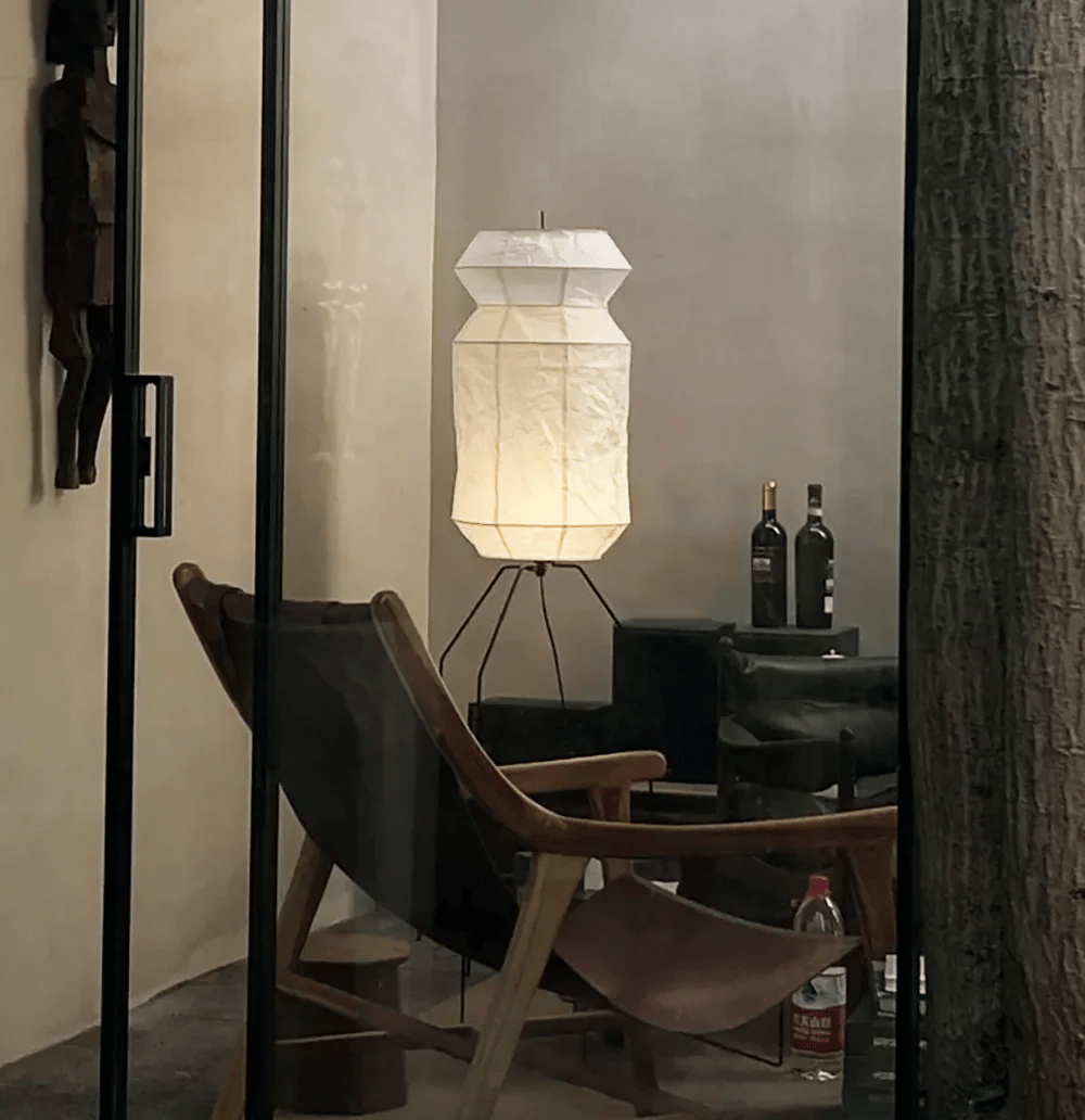 Washi Paper UF3-L6 Floor Light, Floor Lamp, detail 3