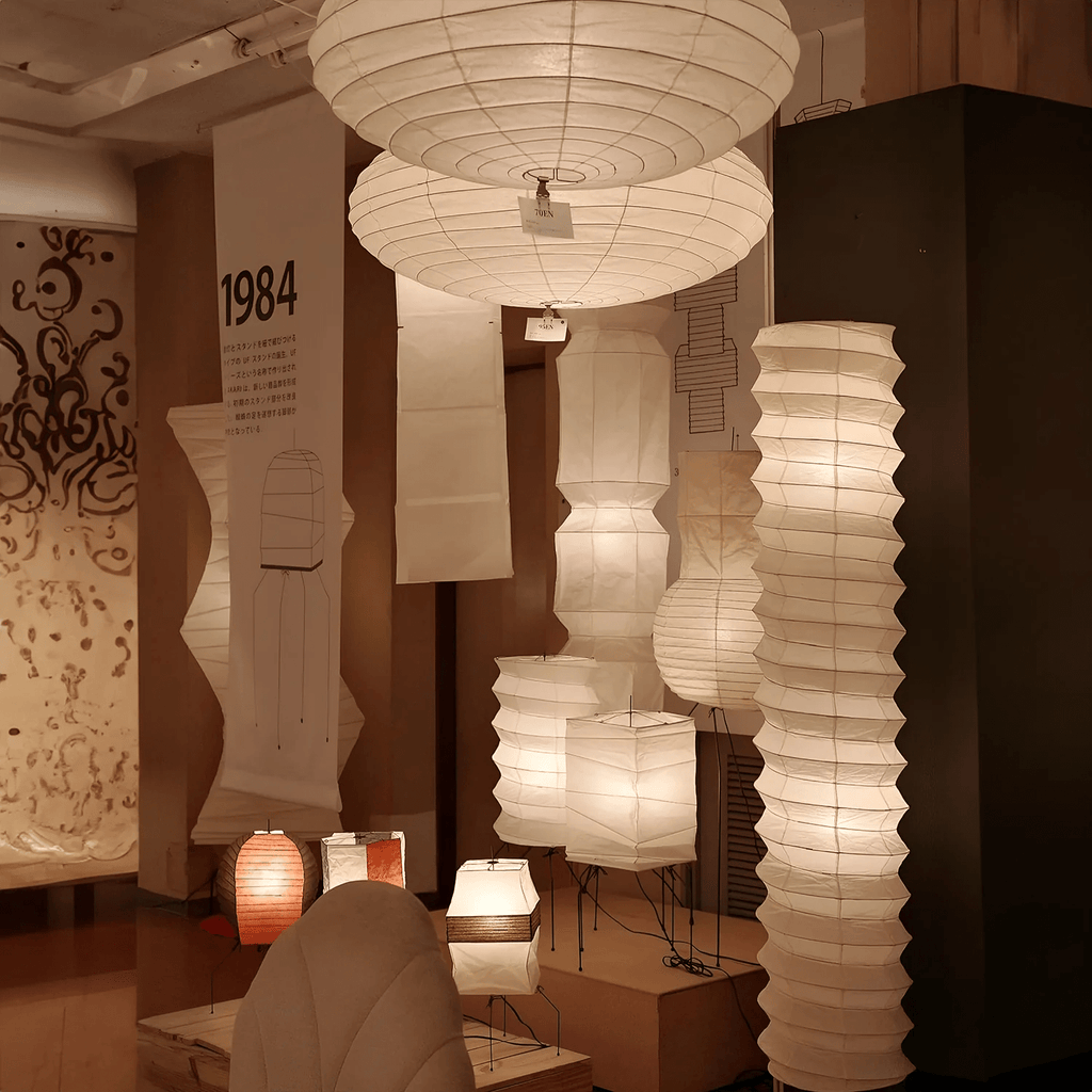 Washi Paper UF3-L6 Floor Light, Floor Lamp, detail 6