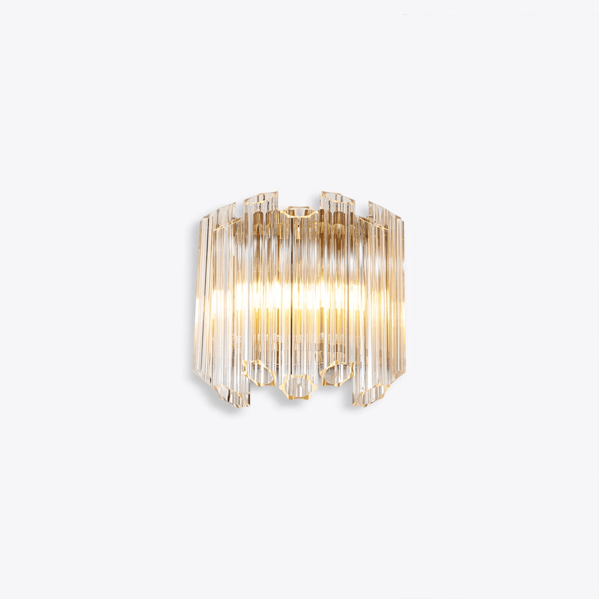Clear Palermo Murano Wall Light, Hardwired Wall Sconce, detail 15
