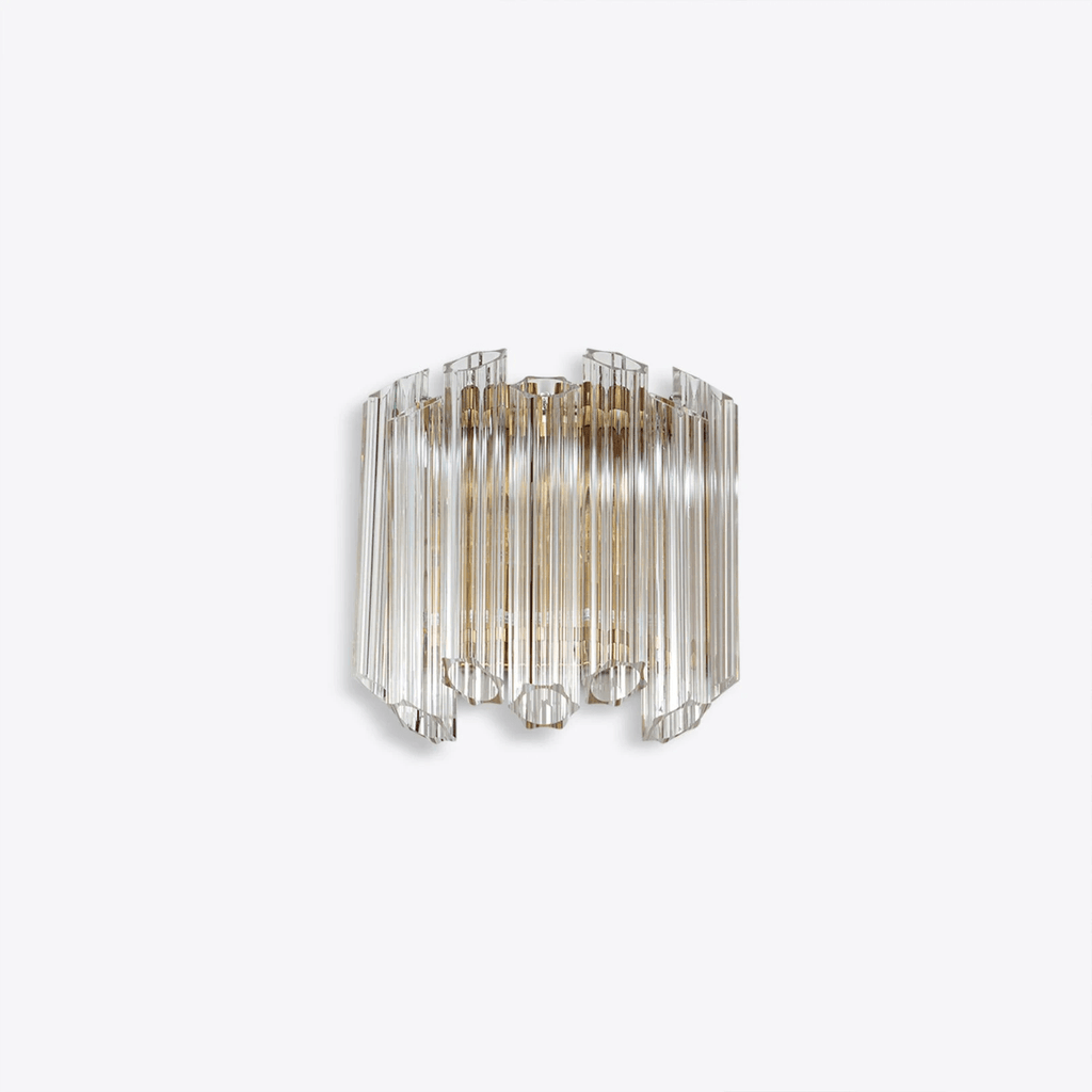 Clear Palermo Murano Wall Light, Hardwired Wall Sconce, detail 16