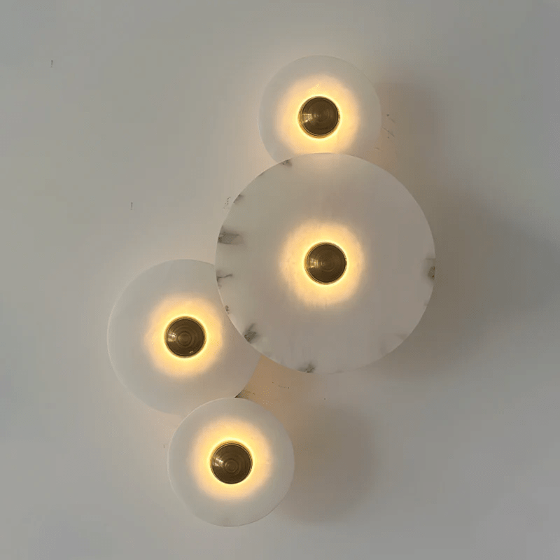 Nayra Alabaster Wall Light, Hardwired Wall Sconce, detail 33