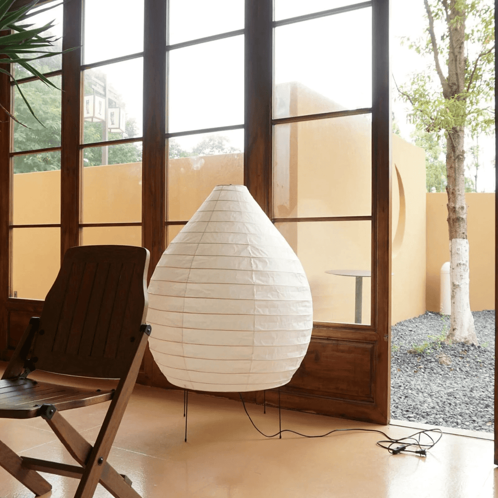 Washi Paper Lantern Floor Light, Floor Lamp, detail 4