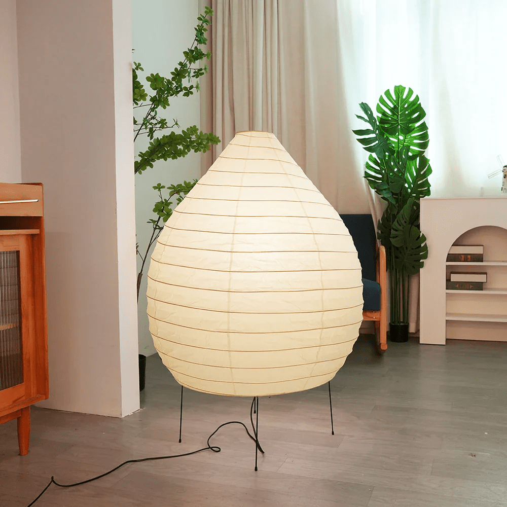 Washi Paper Lantern Floor Light, Floor Lamp, detail 9