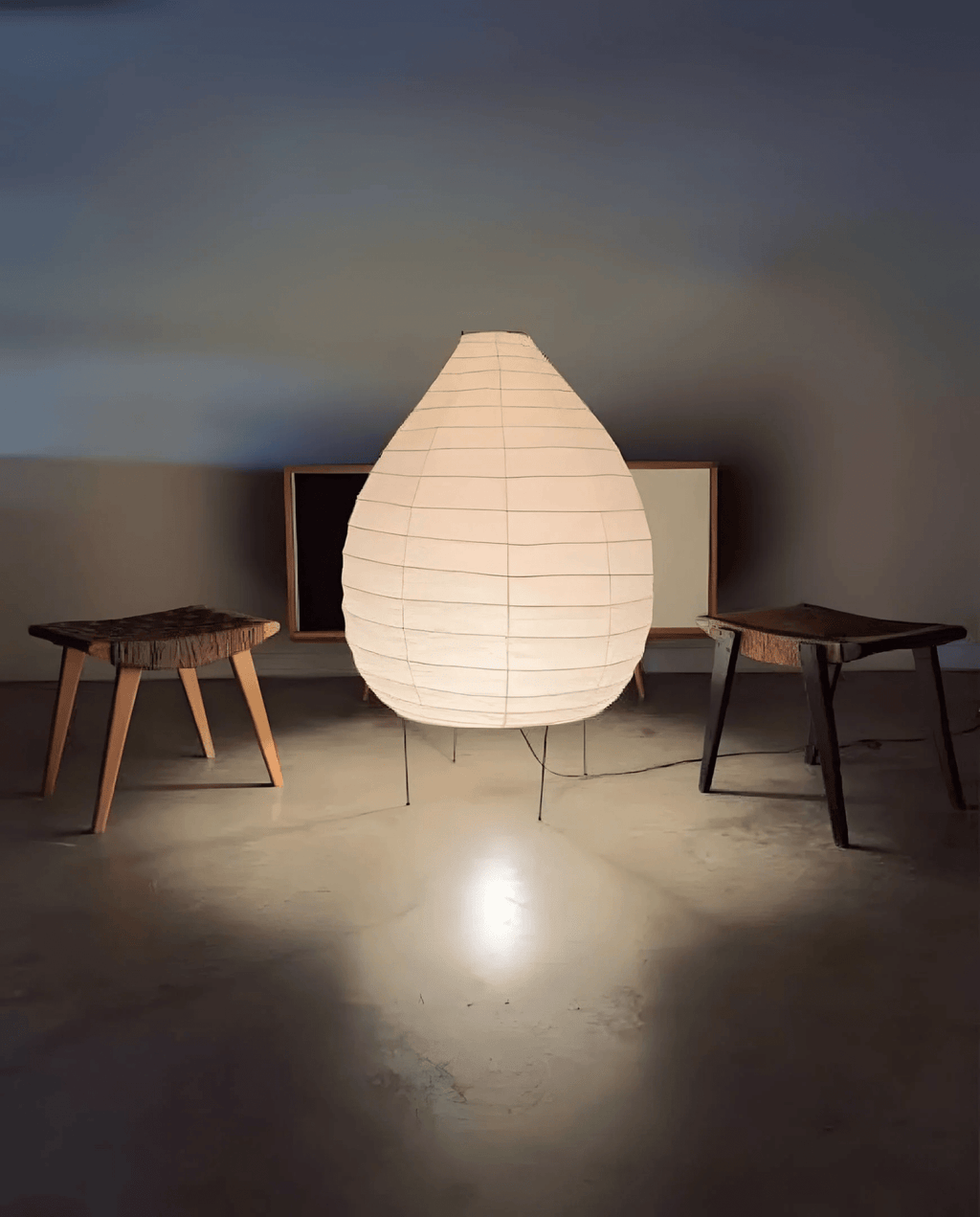 Washi Paper Lantern Floor Light, Floor Lamp, detail 28