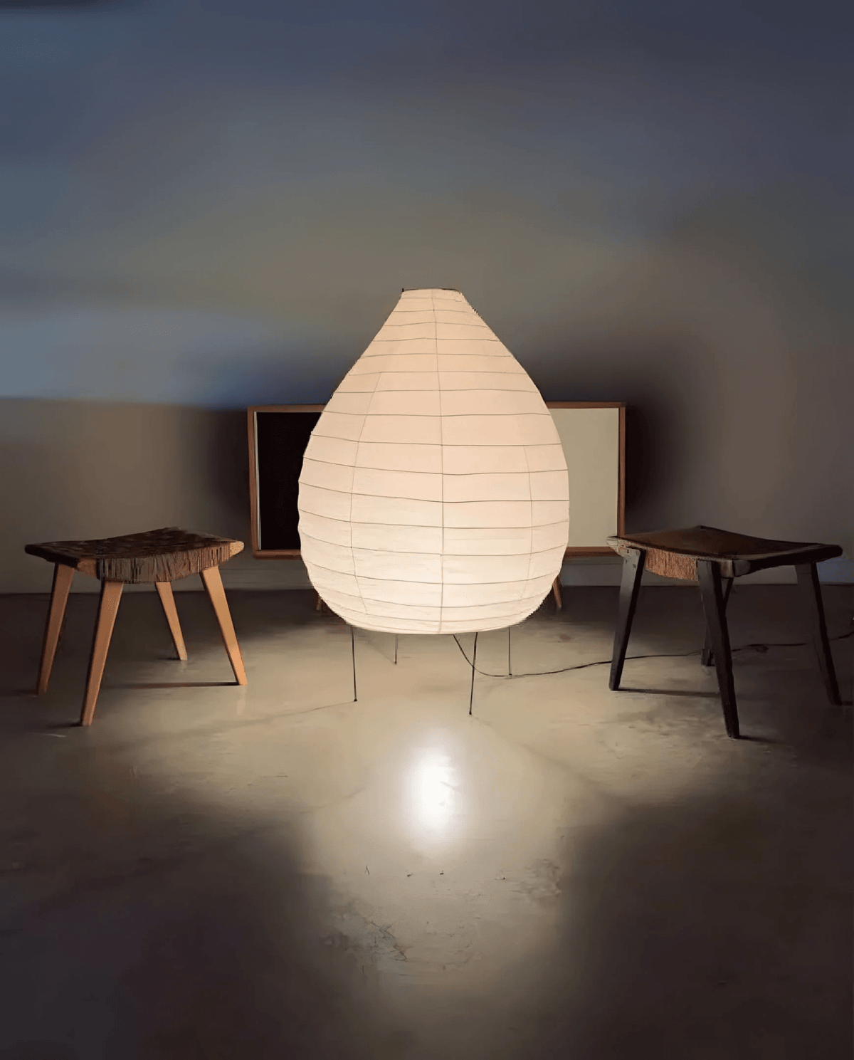 Washi Paper Lantern Floor Light, Floor Lamp, detail 28