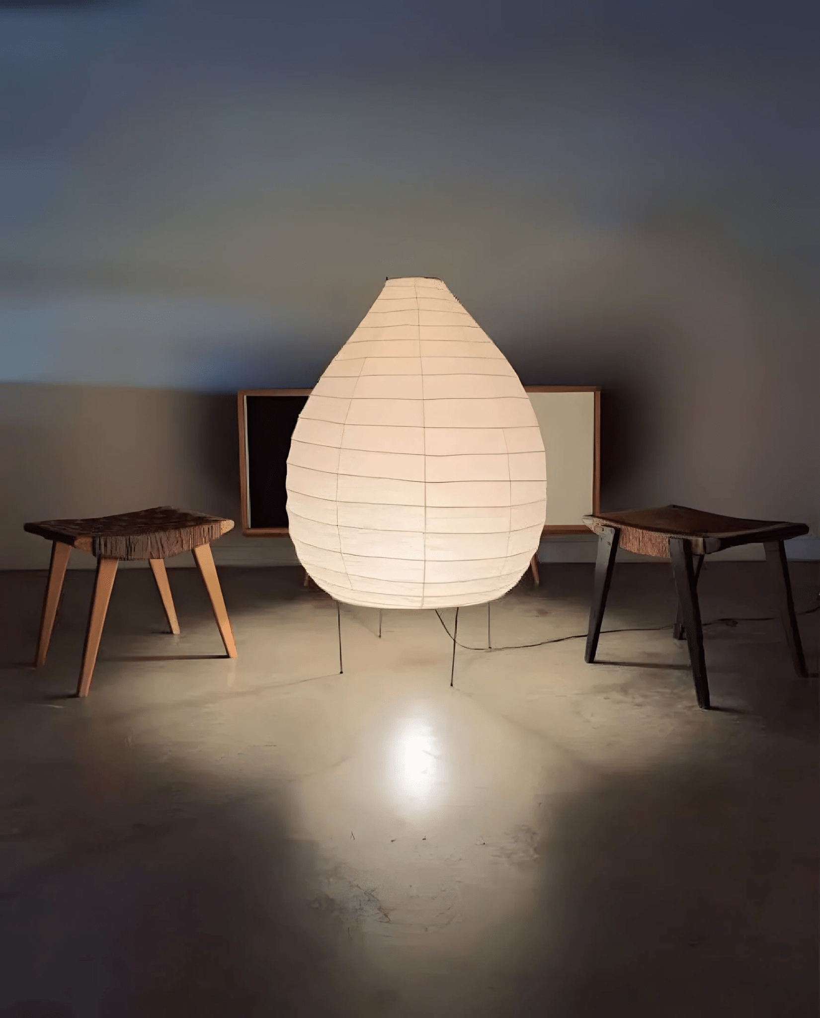 Washi Paper Lantern Floor Light, Floor Lamp, detail 28