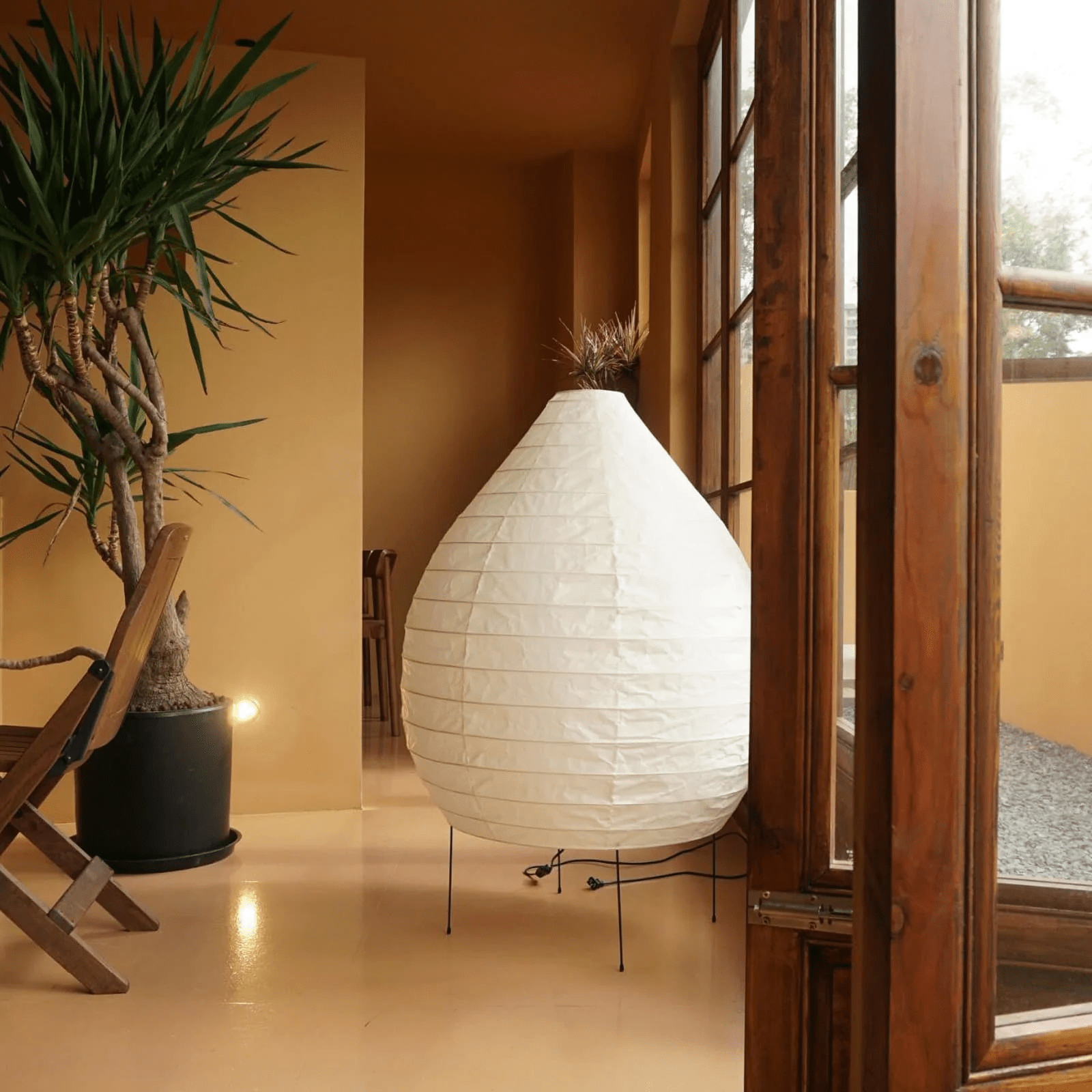 Washi Paper Lantern Floor Light, Floor Lamp, detail 7