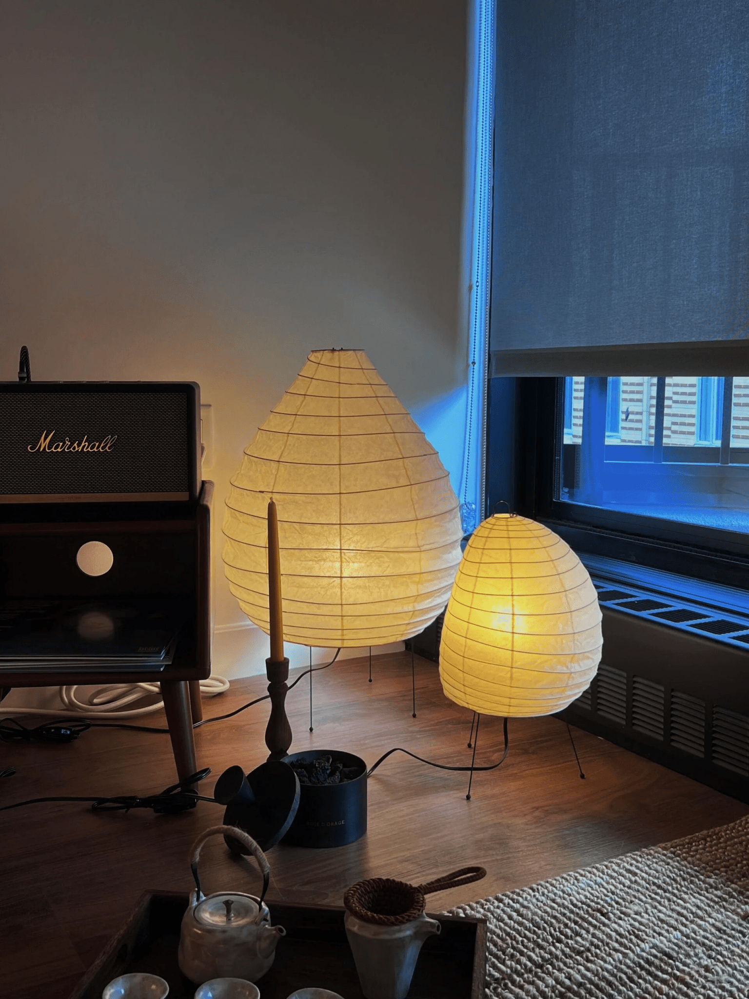 Washi Paper Lantern Floor Light, Floor Lamp, detail 29