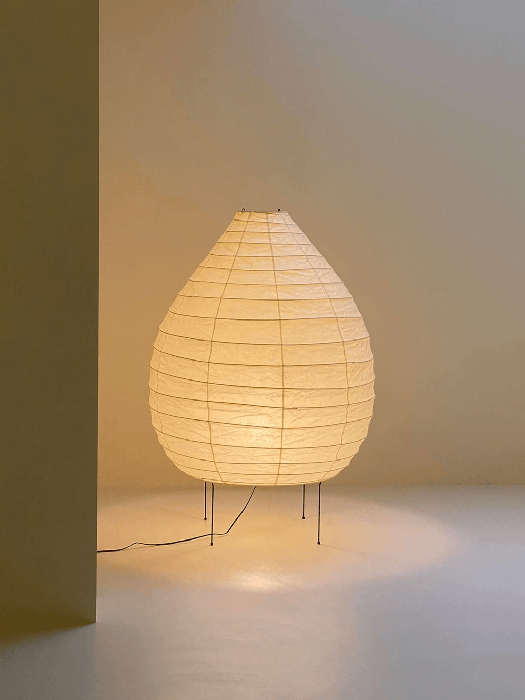 Washi Paper Lantern Floor Light, Floor Lamp, detail 5