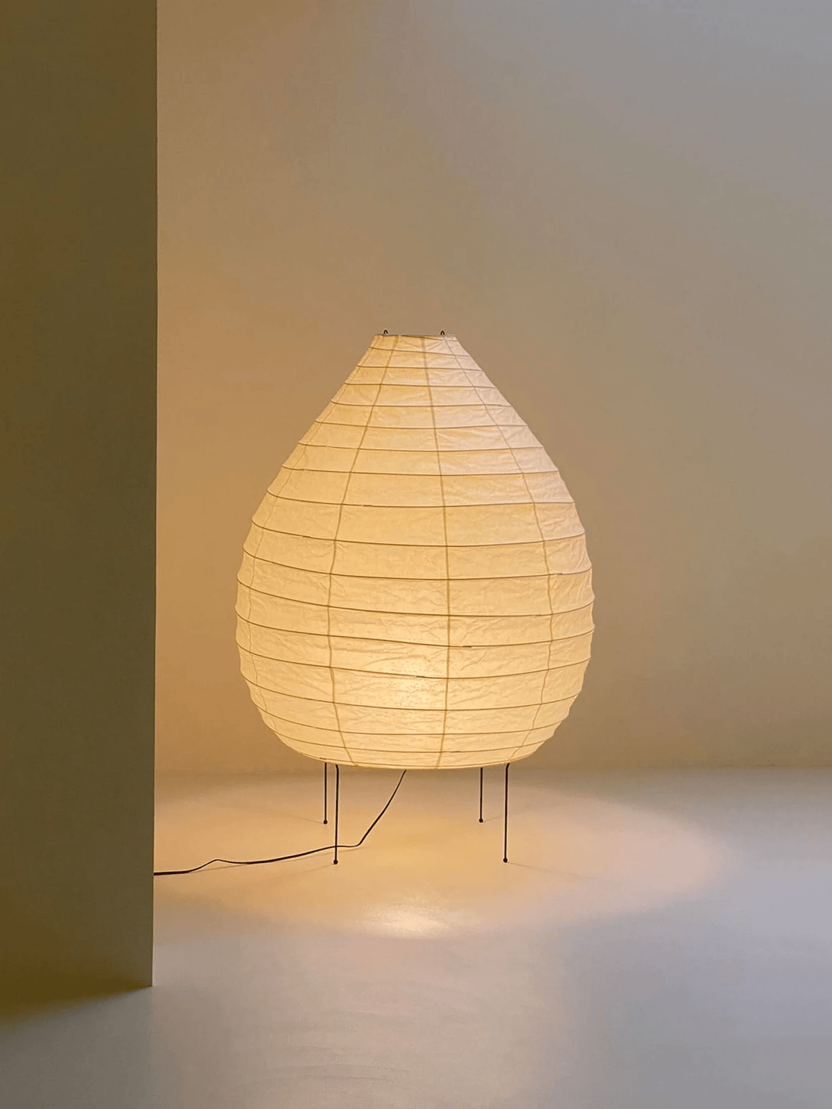 Washi Paper Lantern Floor Light, Floor Lamp, detail 5