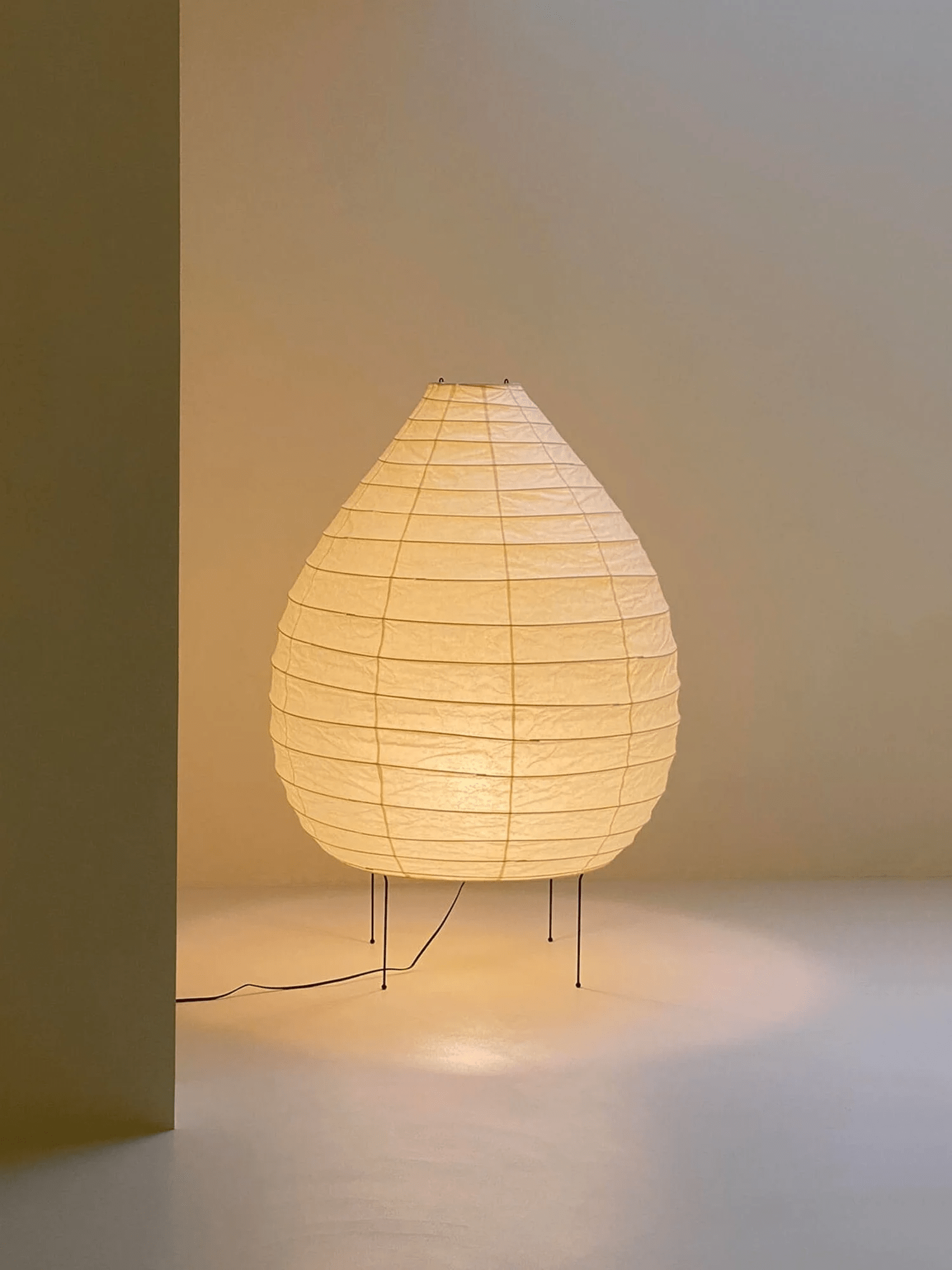 Washi Paper Lantern Floor Light, Floor Lamp, detail 5