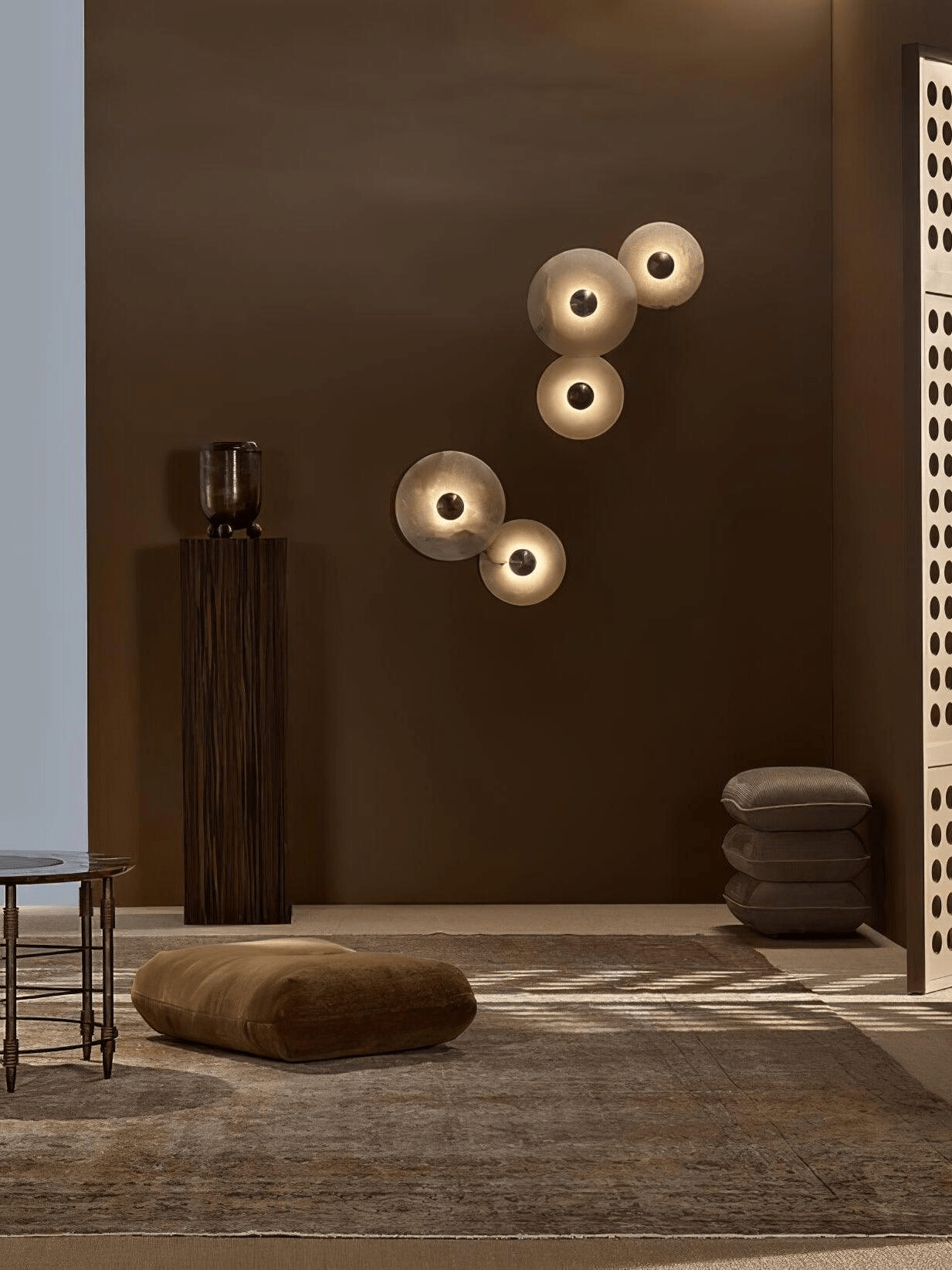 Nayra Alabaster Wall Light, Hardwired Wall Sconce, detail 47