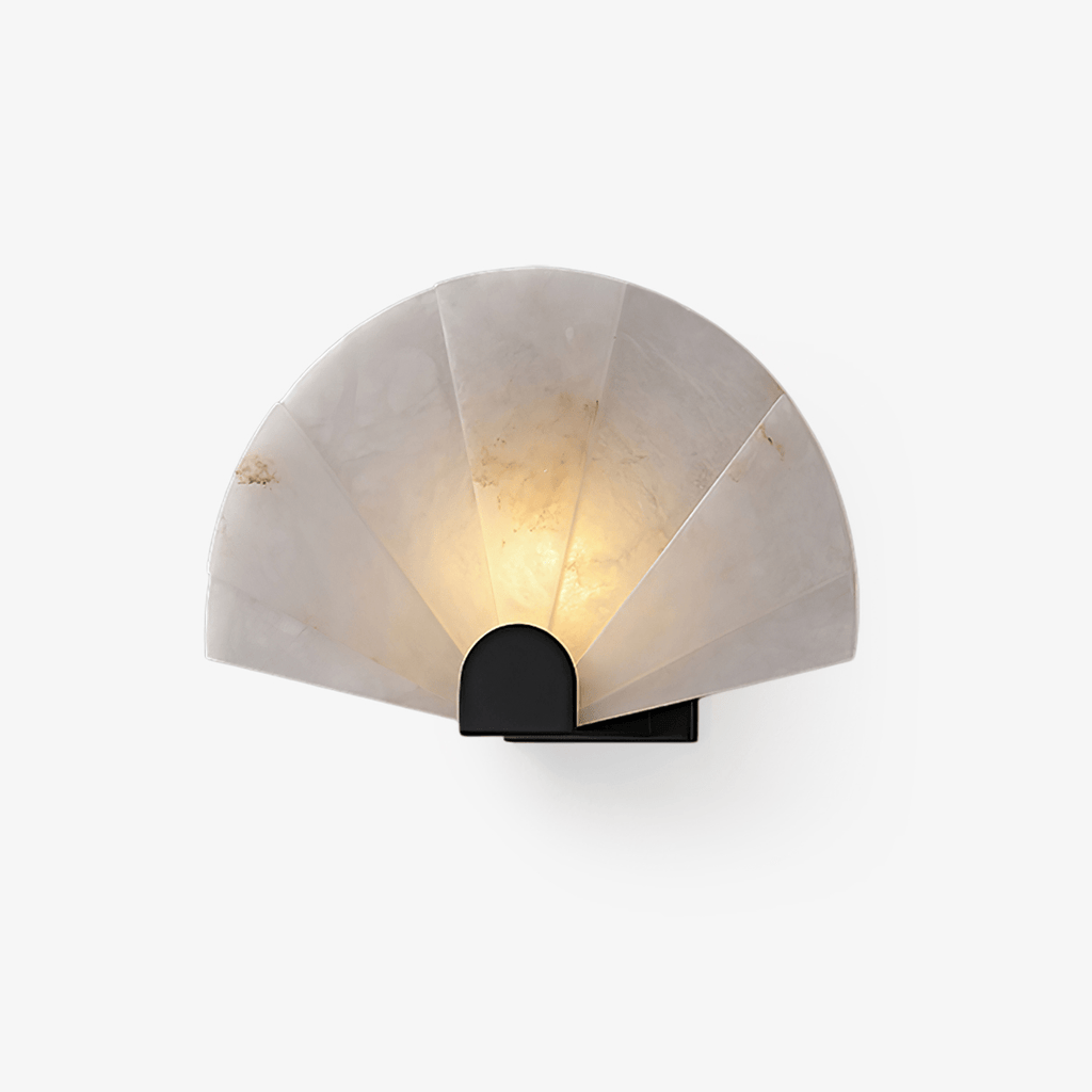 Nevora Alabaster Wall Light, Hardwired Wall Sconce, detail 2