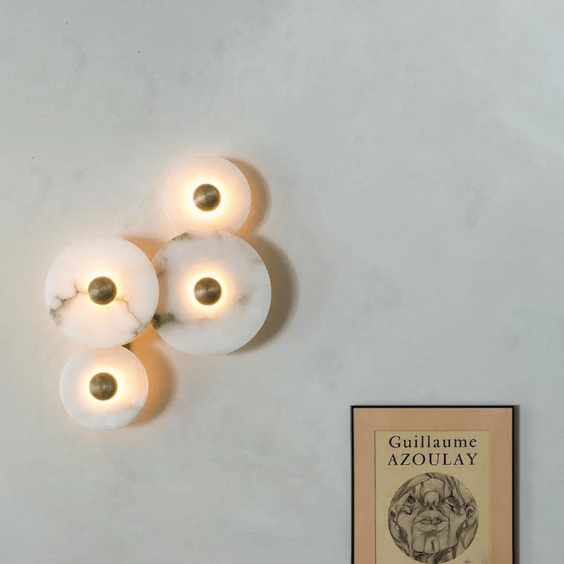 Nayra Alabaster Wall Light, Hardwired Wall Sconce, detail 57