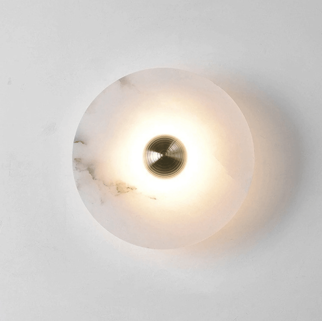 Nayra Alabaster Wall Light, Hardwired Wall Sconce, detail 45