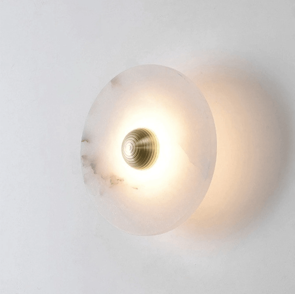Nayra Alabaster Wall Light, Hardwired Wall Sconce, detail 56