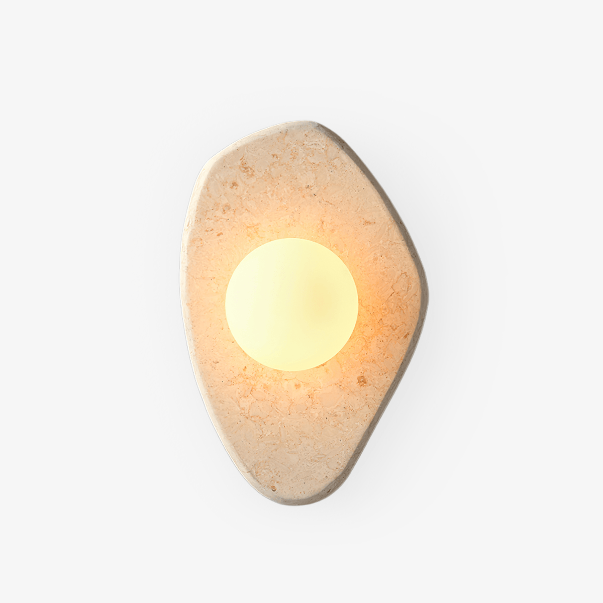 Soluna Stone Wall Light, Hardwired Wall Sconce, detail 2