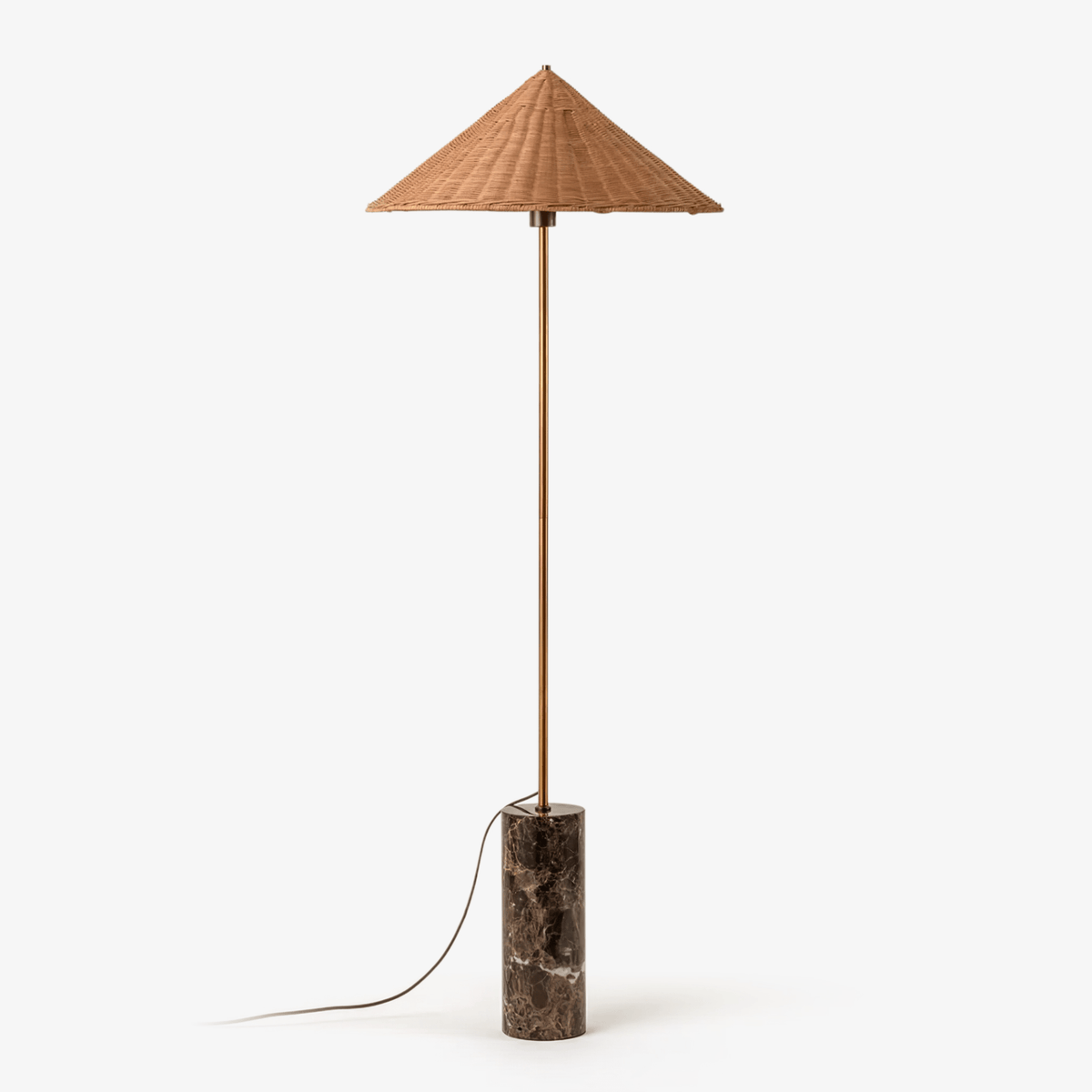 Tansu Floor Light, Floor Lamp, Marble, Dia 70cm x H 160cm