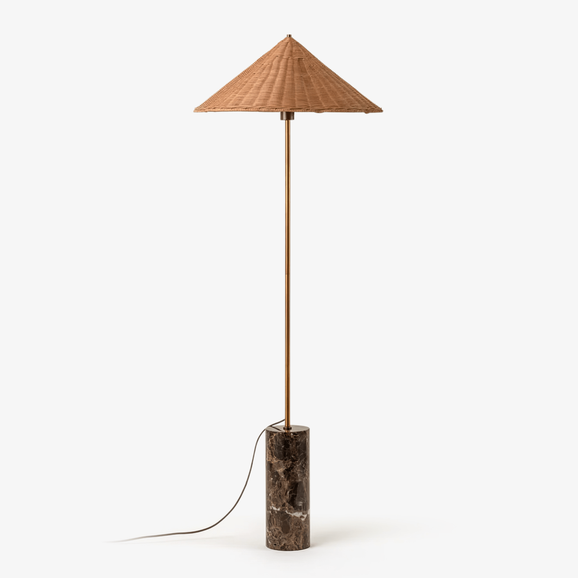 Tansu Floor Light, Floor Lamp, Marble, Dia 70cm x H 160cm
