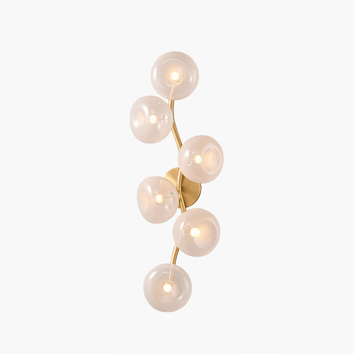 Aurora Vine Wall Light, Hardwired Wall Sconce, Metal, Dia 24cm x H 37cm