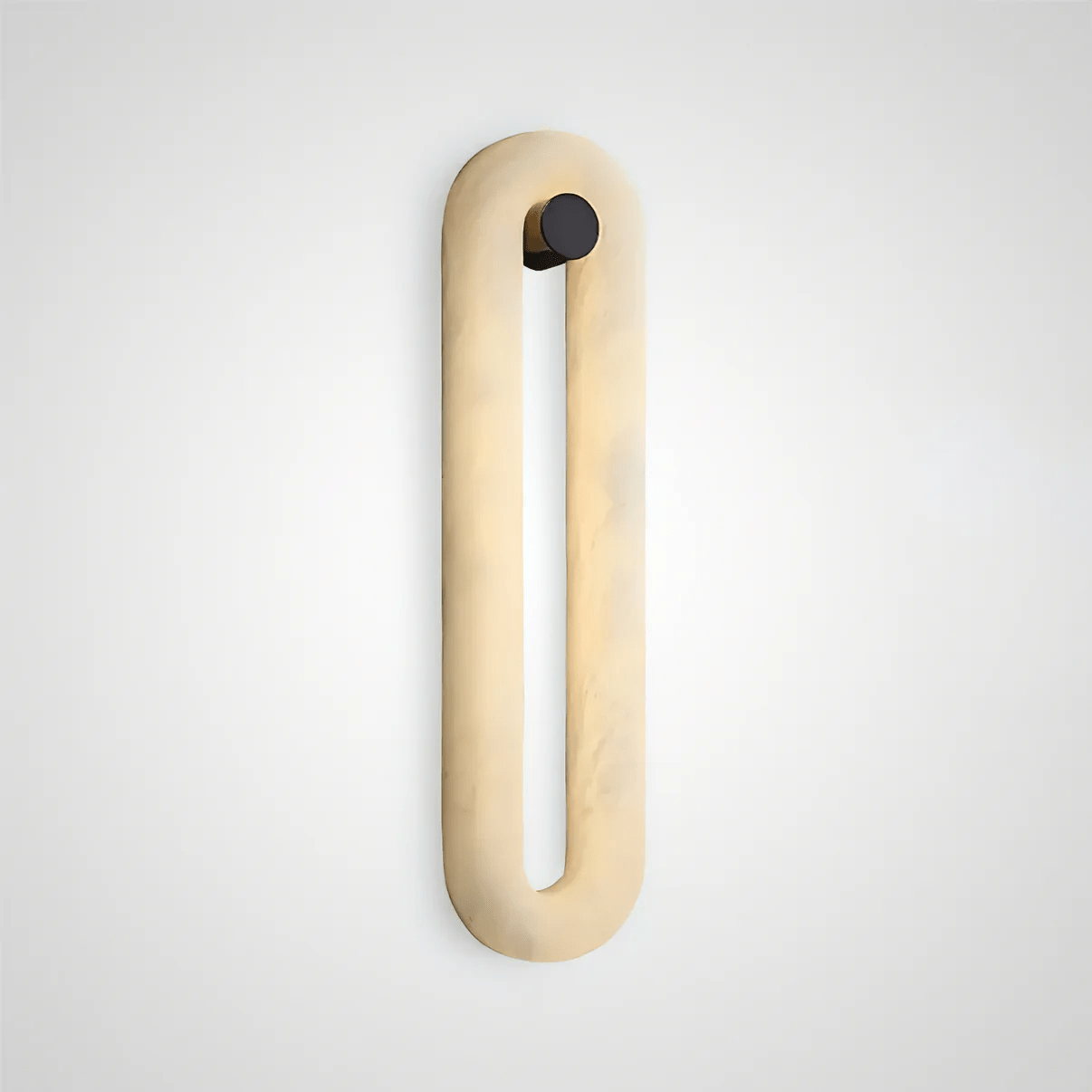 Alabaster Loop Wall Light, Hardwired Wall Sconce, detail 13