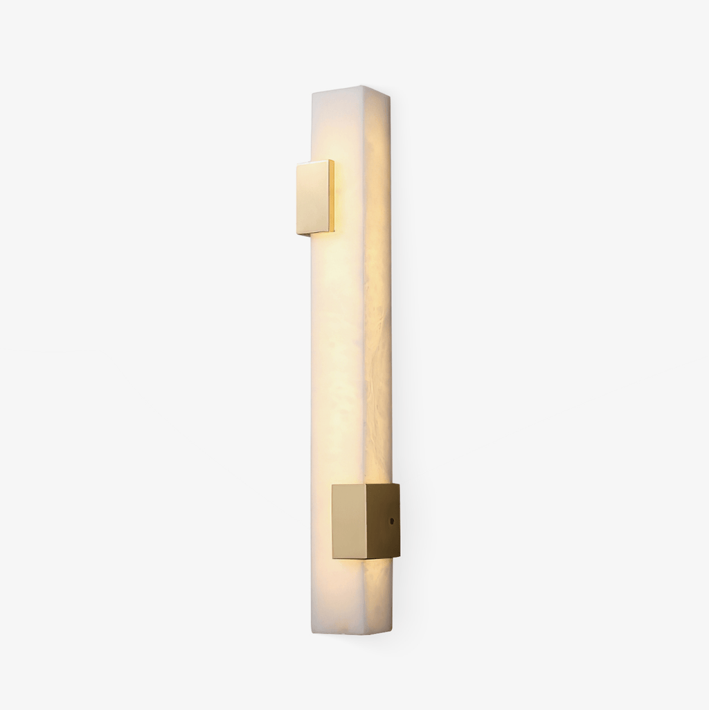 Lumen Bar Alabaster Wall Light, Hardwired Wall Sconce, detail 11
