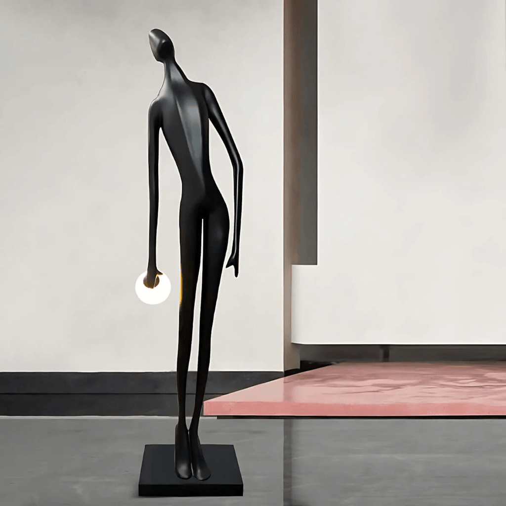 Noir Muse Sculpture Floor Light, Floor Lamp, detail 7