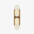 Odin Alabaster Wall Light - Wall Lamp, Hardwired Wall Sconce, Metal, Dia 18cm x H 24cm