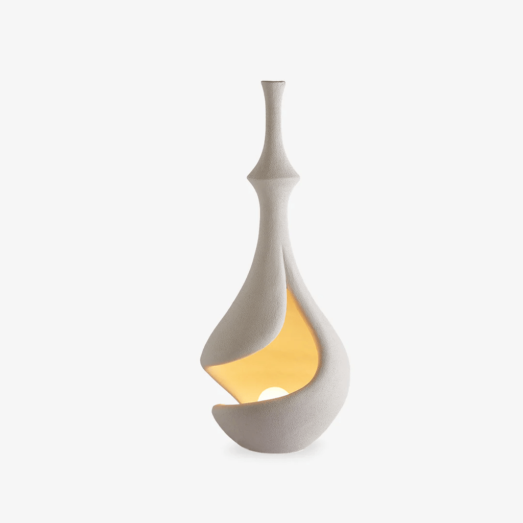 White Sere Vase Floor Light, Floor Lamp, detail 13