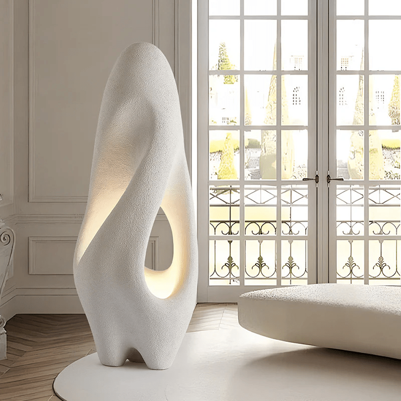 Wabi-Sabi White Floor Light, Floor Lamp, detail 5